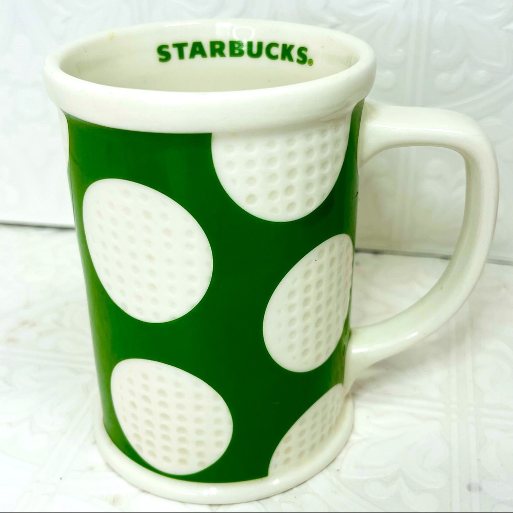 Starbucks Golf Ceramic 16 Oz. Coffee Mug 2007 pre owned